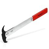 Powerbuilt Seal Puller, Heavy-Duty Tool for Seal Removal, Easy Grip, Automotive, Mechanical, and DIY Application - Red 648494