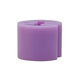 Meta-U Time-Saver Garment Colored Blank Hanger Size Marker - Personalized Your Information Snap On Hanger Tag - Customer and Staff Can Quickly Identify Marker's Info in Store (Violet - 100Pcs)