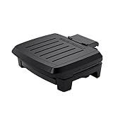 George Foreman® Fully Submersible™ Grill, NEW Dishwasher Safe, Wash the Entire Grill, Easy-to-Clean Nonstick, Black/Grey