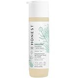 The Honest Company 2-in-1 Cleansing Shampoo and Body Wash for Sensitive Skin, Tear-Free, Hypoallergenic with Naturally Derived Ingredients, Fragrance-Free, 10 fl oz