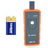 Chevy TPMS Relearn Tool with Battery GM TPMS Relearn Tool Chevy TPMS Reset Tool TPMS Programming Tool for GM Chevrolet Cadillac Buick GMC Tire Pressure Sensor Reset Tool EL 50448