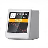 YIELDON WiFi Bitcoin Crypto Tracker Bitcoin Crypto Price Displayer Currency,Stocks,Futures,Currency Exchange Rate,Price Tracker Ticker,Time Clock Weather Display