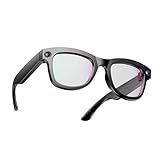QxzPower 1080P HD AI Smart Camera Glasses, 800W Camera Bluetooth 5.4 Recording Glasses, Dual Mic ENC Noise Reduction, Blue Light Filtering Lenses, Video Glasses with Men and Women, M01Pro White