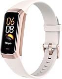 Fitness Tracker with Heart Rate/Blood Oxygen/Sleep Monitor, 20+ Sports Modes Smart Watches for Women/Men, Activity & Step Tracker Smart Watch for Android/iOS Phones (White)