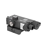 HOLOSUN LS117 Single Red Laser for Long Guns | Waterproof Lightweight Durable Aluminum Black Gun Laser with QD Release Picatinny Rail Mount, Remote Cable Switch, T10 L Key & Battery Included