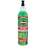 Slime 10003 Bike Tube Puncture Repair Sealant, Prevent and Repair, Suitable for All Bicycles, Non-Toxic, Eco-Friendly, 8oz Bottle