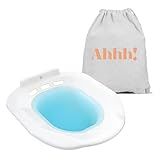 Sitz Bath for Toilet Seat - Sitz Bath for Postpartum Care and Hemorrhoids, Saddle Soreness Inflammation & Tearing - Portable Sitz Baths - We Give A Sitz - Ahhh Soothic
