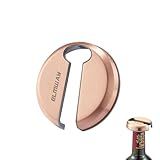 ELMWAY Elegant Wine Foil Cutter by ELMWAY, Stainless Steel Wine Bottle Foil Cutter, Foil Remover for Wine Bottles, Magnetic Foil Cutter Attached to Fridge, Wine Gift for Wine Lovers - Rose Gold