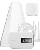 Cell Phone Signal Booster for Home up to 3000 Sq.Ft | Boost 4G 5G Cellular Signal Amplifier 65dB for T-Mobile, AT&T Verizon All U.S Carriers with 2 Indoor Antennas Band 12/17/13/5/25/2/4