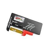 Battery Tester Checker, Universal Small Battery Tester for AAA AA C D 9V 1.5V, Button Cell Batteries Checker - Small Volt Checker for All Batteries - 1 Pack
