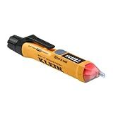 Klein Tools NCVT7 Non-Contact Voltage Tester with LCD Signal Strength Display, 3-Color LED Tip, Audible Alert, 12-1000V AC Detection Range, Backlit Display, Electrical Circuit Detector