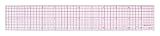 Westcott B-70 8ths Graph Beveled Ruler, 12 in