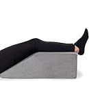 Leg Elevation Pillow - Memory Foam Leg Elevating Pillow | Leg Rest Wedge - Leg Pillow Elevation Blood Circulation | Relieves and Recovers Foot & Ankle Injuries | Foot Elevation Pillows for Swelling