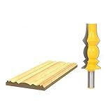 Shank Crown Molding Router Bit, Corner Rounding Edge-Forming Roundover Beading Router Bit Set, Woodworking Milling Cutter Tools-Drum Type x1
