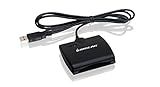 IOGEAR USB Smart Card Access (CAC) Reader - TAA Compliant - DOD/Government/Healthcare/Banking/Entertainment/Secure Network Login - Compatible With Mac, Win, Linux - GSR202