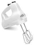 KitchenAid 5 Ultra Power Speed Hand Mixer - KHM512, White