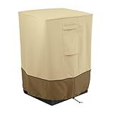 Classic Accessories Veranda Water-Resistant 21 Inch Outdoor Fire Column Cover, Patio Furniture Covers