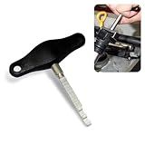 ijuicy Electrical Service Tool Connector Removal Tool, Wiring Harness Plug Extraction Tool, T-Shape Wiring Connector Removal Tools, Screw Removal Plug Extraction Tool for VW Audi (Black)