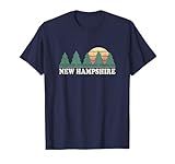 New Hampshire NH T-Shirt Vintage Retro 70s Graphic Tee T-Shirt