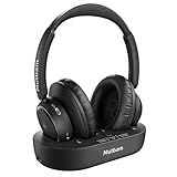 Mutbam Wireless Headphones for TV, TV Headphones Wireless for Seniors with Charging Dock, Ideal Gifts for Seniors, 65H Playtime Plug-Play, Assistive Hearing, Low Latency, Perfect for Elderly Seniors
