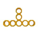 Orange Color 3/8 inch Octagon Shape Red Brick Sheet leveling System 10mm Tile Clips Grout Line Spacer Exterior Brick Spacer Long Length Tile Spacer