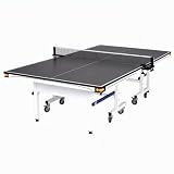 Regulation Size Indoor Ping Pong Table with Playback Mode & Quick Assembly