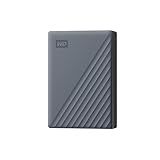 WD 6TB My Passport Portable Hard Drive, Works with USB-C and USB-A, Windows PC, Mac, Chromebook, Gaming Consoles, and Mobile Devices, Backup Software and Password Protection - WDBY3J0060BGY-WESN