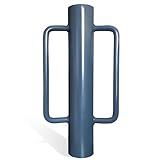 ARIFARO 17 Inch Fence Post Driver 12LB T Post Driver with Handle Heavy Duty Hand Post Pounder with Handle for U Fence Post Wooden Post