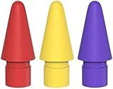 [3PCS] Tucana Replacement Pen Tip Compatible with Pencil 1st & 2nd Generation Color Nib, Yellow/Purple/Red