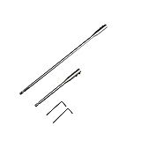 4 PCS 1/4 Extension Drill Bit Extension Set Wood Spade Drill Bit Extender, 6 and 12 Inches with 2 Pieces Wrench Key, High-Carbon Steel Drill Extension Shaft