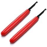 Lasnten 2 Pcs U Shaped Pin Removal Tool for Connector Wire Harness