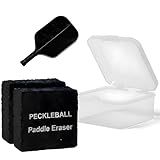 Pickleball Paddle Eraser, 2 Pack Pickleball Paddle Cleaner for Raw Carbon Fiber Paddles Rubber Bar for Fast Residue and Dirt Removal, Pickleball Accessories Eliminates Ball Residue, Dirt, Scratches