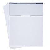 EnDoc Computer Check Paper - 100 Sheets - Business Checks on Top - Security Features & Laser Printer Compatible with Quickbooks Blank Check Stock - Blue Diamond