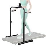 Leinuosen 24.4 Inch Handle Bar for Walking Pad Only with Phone Holder Stainless Steel Increase Height Walking Pad Handle Bar Adjustable Handrail Height from 38.58 to 47.24 Inch