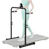 Leinuosen 24.4 Inch Walking Pad Handle Bar Attachment Only with Phone Holder Adjustable Treadmill Handrail Handlebar Increase Height from 38.58 to 47.24 Inch, Walking Pad Accessories
