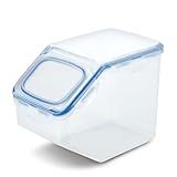 LOCK & LOCK Easy Essentials Food Lids (Flip-Top) / Pantry Storage, BPA Free, Top-21 Cup-for Beans, Clear