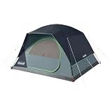 Coleman Skydome Camping Tent with 5 Minute Setup, 2/4/6/8 Person Weatherproof Tent with Rainfly & Carry Bag, 20% More Headroom Than Traditional Canopies