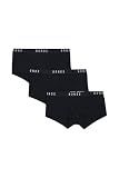 Bonds Women's Underwear Boy Shorts Pack, Luxe Originals Boyfit Panties, Cotton/Modal-Blend Underwear, 3-Pack Black