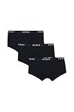 Bonds Women's Underwear Boy Shorts Pack, Luxe Originals Boyfit Panties, Cotton/Modal-Blend Underwear, 3-Pack Black