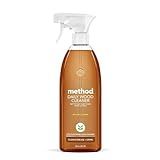 Method Daily Wood Cleaner, Almond, Cleans Shelves, Tables and Other Wooden Surfaces While Removing Dust & Grime, 28 oz Spray Bottles, (Pack of 1)