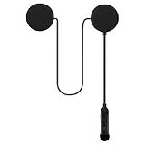 JZAQ Motorcycle Helmet Bluetooth Headset,Outdoor Headset,Waterproof Sports Headset,Speakers Hands Free,Music Call Control,Automatic answering,60 Hours Playing time High Sound System