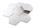 Apostrophe Games Hexagon Board Game Tiles – 20Pcs Large Game Board Pieces – Blank Game Board Chits, Same Size as Settlers of Catan – Create Your Own Custom Tiles