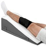 Hapiclody Leg Elevation Pillow for After Surgery – Adjustable Height Knee Surgery Recovery Leg Support Pillow, Designed for Knee Replacement Recovery, Single Leg Elevating Wedge