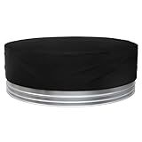 iBirdie Outdoor Waterproof 9 Feet Stock Tank Pool Cover, 108 inch Round Hot Tub Covers for Water Ice Bath Cold Plunge Pools, 600D Heavy Duty Weatherproof
