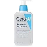 CeraVe Renewing Salicylic Acid Cleanser, Formulated With Hyaluronic Acid, Niacinamide, & Ceramides, Gentle BHA Exfoliating Face Wash Smooths & Softens Skin, Non Comedogenic & Fragrance Free, 8 Ounce