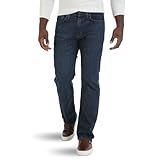 Wrangler Authentics Men's Comfort Flex Waist Relaxed Fit Jean, Carbon, 38W x 32L