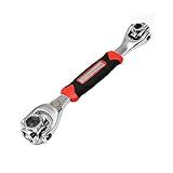 Dreneco Spanners, Wrench, 8 in 1 Tiger Wrench 360 Degree Rotating Plumbing Tools, Universal Socket Wrenches 8-21mm for Furniture Car Repair (With Magnetic)