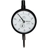 Mitutoyo 2046A, Dial Indicator, 0.01 Grad Resolution with Smooth Plunger Action, Accurate Measurement Feedback, Durable Construction, & Repeatable Performance for Professional Inspection Applications