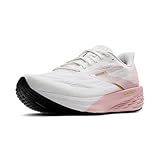Brooks Women’s Launch 11 Neutral Running Shoe - White/Gold/Pink - 8.5 Medium