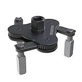 WORKPRO Universal Oil Filter Wrench Adjustable, Magnetic Oil Filter Removal Tool, Oil Filter Change Set, Ideal for Engine Filters, Conduit, & Fittings…